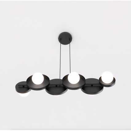 Lustre em cabo MODELO 6xG9/8W/230V preto