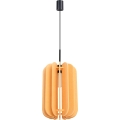 Lustre em cabo MULA 1xE27/15W/230V Ø 27 cm amarelo