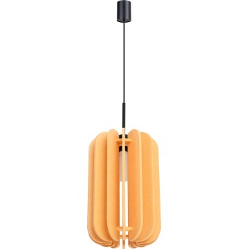 Lustre em cabo MULA 1xE27/15W/230V Ø 27 cm amarelo