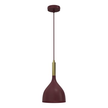 Lustre em cabo NOAK 1xE27/15W/230V bordô