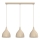 Lustre em cabo NOAK CLASSIC 3xE27/15W/230V bege