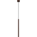 Lustre em cabo PASTELO 1xG9/8W/230V castanho