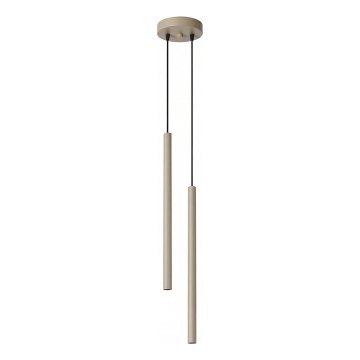 Lustre em cabo PASTELO 2xG9/8W/230V taupe