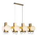 Lustre em cabo REGGIO 8xE27/40W/230V dourado