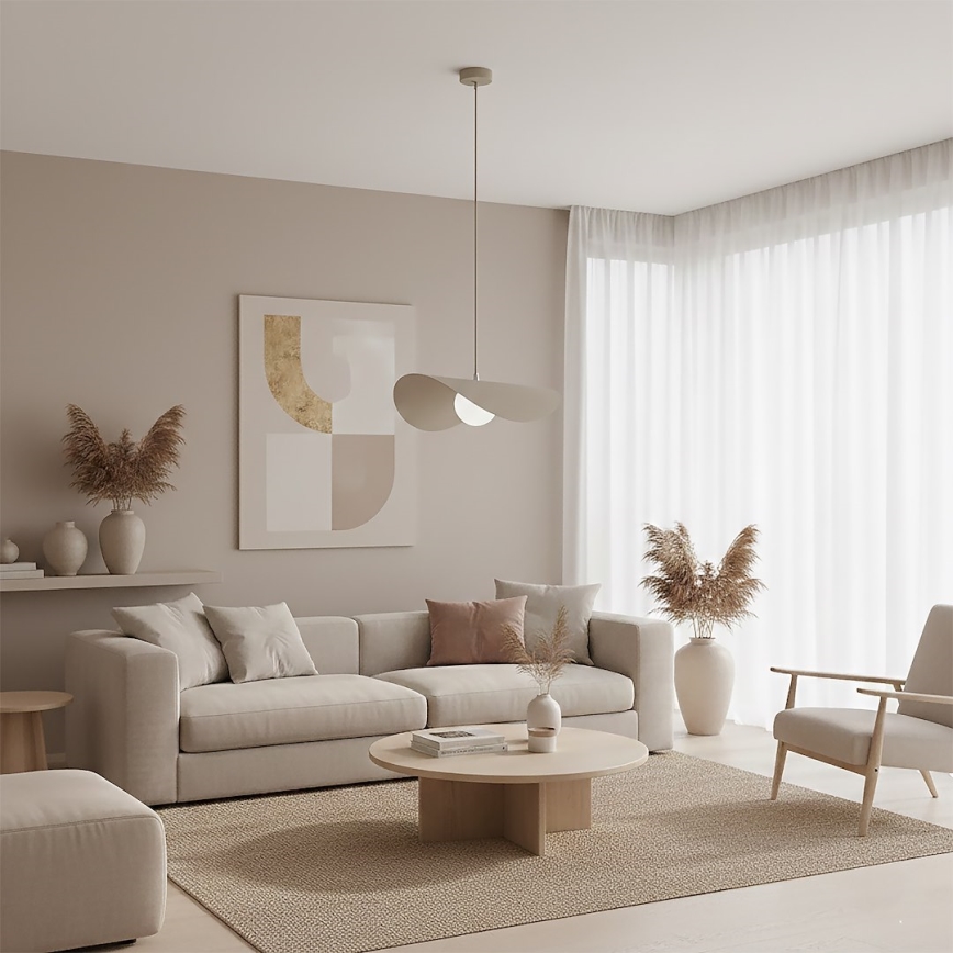 Lustre em cabo RITUAL 1xG9/8W/230V bege