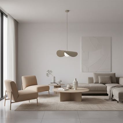 Lustre em cabo RITUAL 1xG9/8W/230V bege