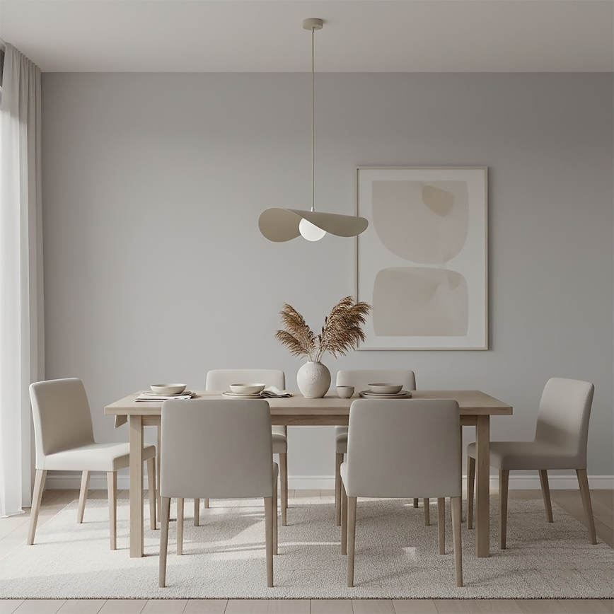 Lustre em cabo RITUAL 1xG9/8W/230V bege