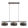 Lustre em cabo SELIA 3xE27/15W/230V castanho