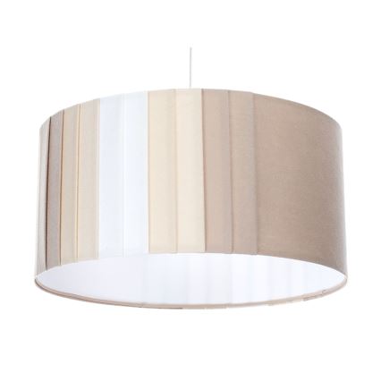 Lustre em cabo STRIPES 1xE27/60W/230V, diâmetro 60 cm, bege
