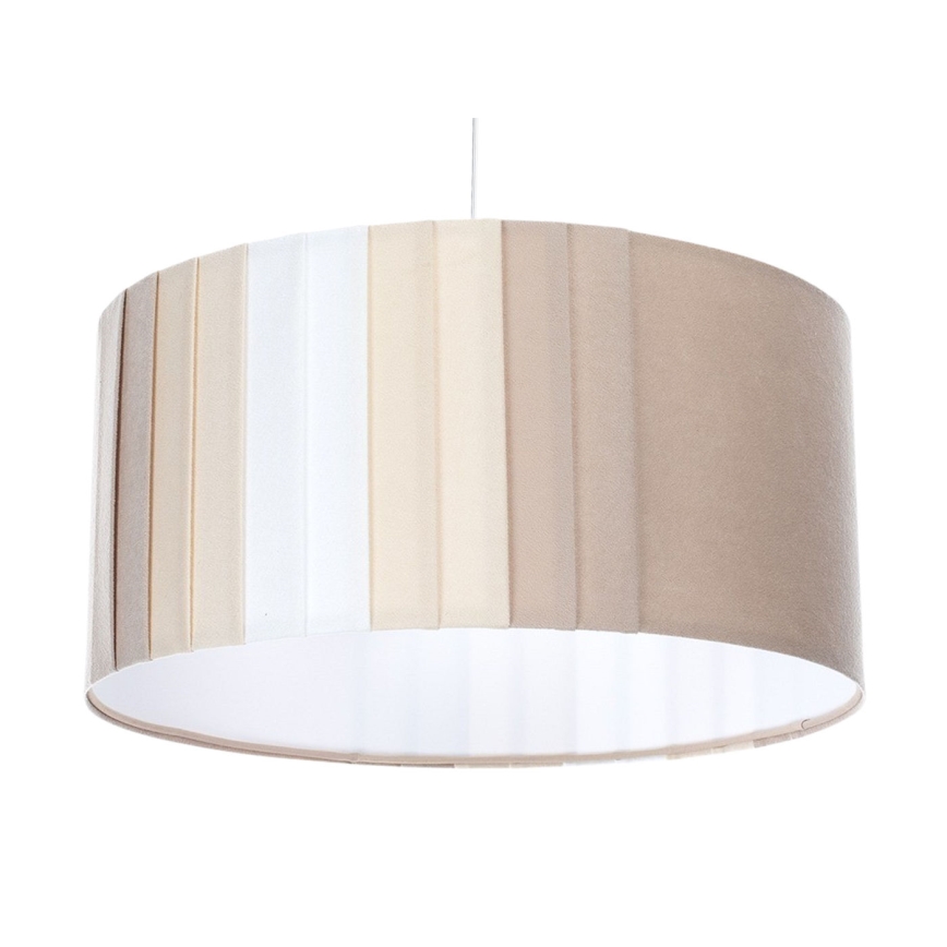 Lustre em cabo STRIPES 1xE27/60W/230V, diâmetro 60 cm, bege