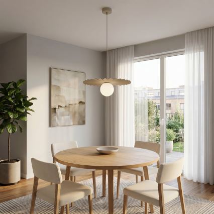 Lustre em cabo UMBRA 1xG9/8W/230V bege