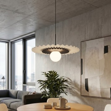 Lustre em cabo UMBRA 1xG9/8W/230V preto/branco