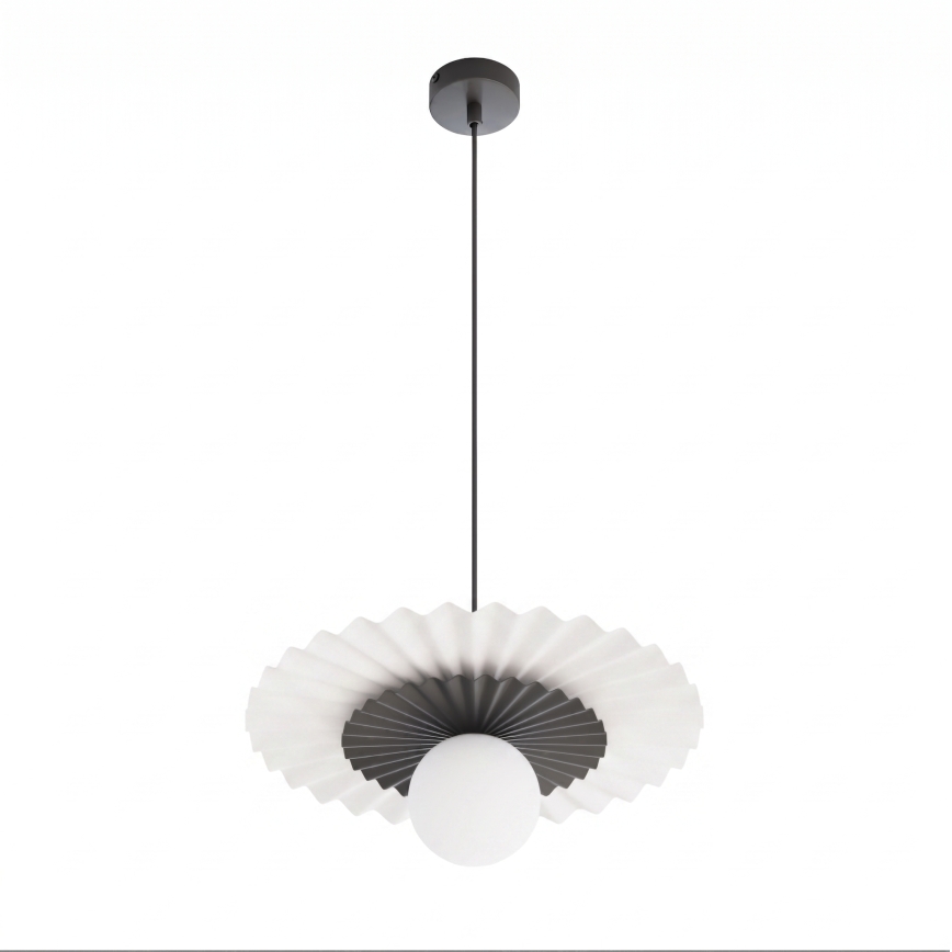 Lustre em cabo UMBRA 1xG9/8W/230V preto/branco