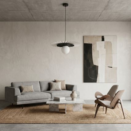 Lustre em cabo UMBRA 1xG9/8W/230V preto/branco