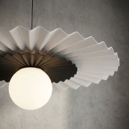 Lustre em cabo UMBRA 1xG9/8W/230V preto/branco