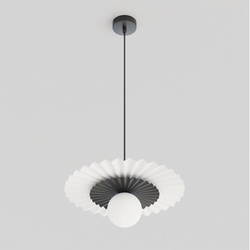 Lustre em cabo UMBRA 1xG9/8W/230V preto/branco