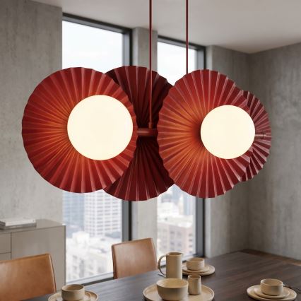 Lustre em cabo UMBRA 4xG9/8W/230V, vermelho