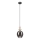 Lustre em cabo VELLO 1xE27/15W/230V preto/rosa fumê/bege/preto