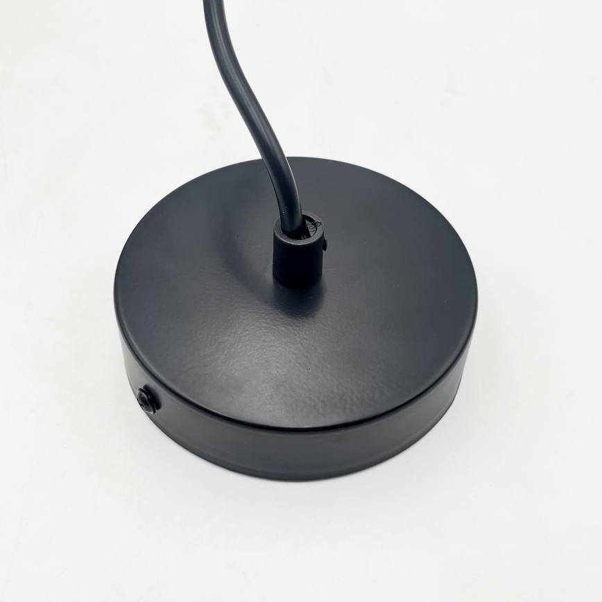 Lustre em cabo VELLO 1xE27/15W/230V preto/rosa fumê/bege/preto