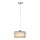 Lustre em cabo VETRO 1xE27/60W/230V cromado brilhante