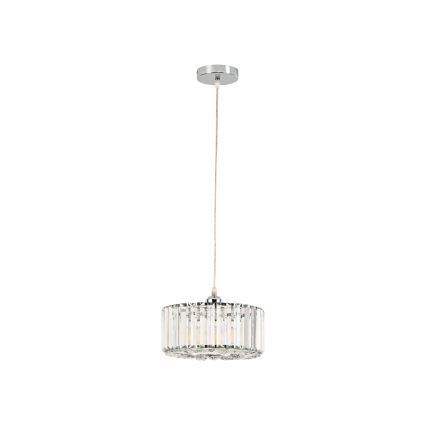 Lustre em cabo VETRO 1xE27/60W/230V cromado brilhante