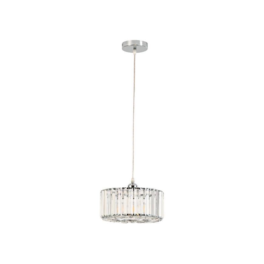 Lustre em cabo VETRO 1xE27/60W/230V cromado brilhante
