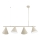 Lustre em cabo ZELTA 4xE27/15W/230V bege