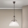 Lustre em corrente RULA 1xE27/40W/230V Ø 35 cm branco/bronze