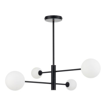 Lustre em haste DORADO 4xG9/40W/230V preto