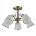 Lustre em haste LOSANNA 5xE14/40W/230V latão