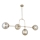 Lustre em haste POLINO 4xE27/40W/230V dourado