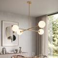Lustre em haste SARIUS 4xG9/6W/230V dourado
