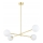 Lustre em haste SARIUS 4xG9/6W/230V dourado