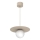 Lustre FLAT em cabo 1xE27/15W/230V bege