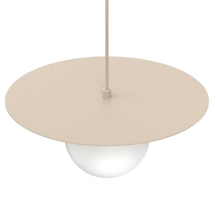 Lustre FLAT em cabo 1xE27/15W/230V bege