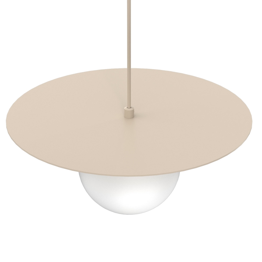 Lustre FLAT em cabo 1xE27/15W/230V bege