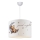 Lustre infantil CANDY 1xE27/40W/230V branco/castanho