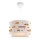 Lustre infantil CANDY 1xE27/40W/230V branco/laranja