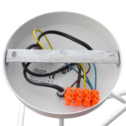 Lustre de teto infantil OXFORD 3xE27/15W/230V branco