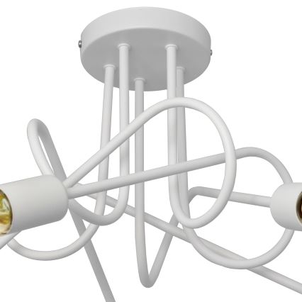 Lustre de teto infantil OXFORD 5xE27/15W/230V branco