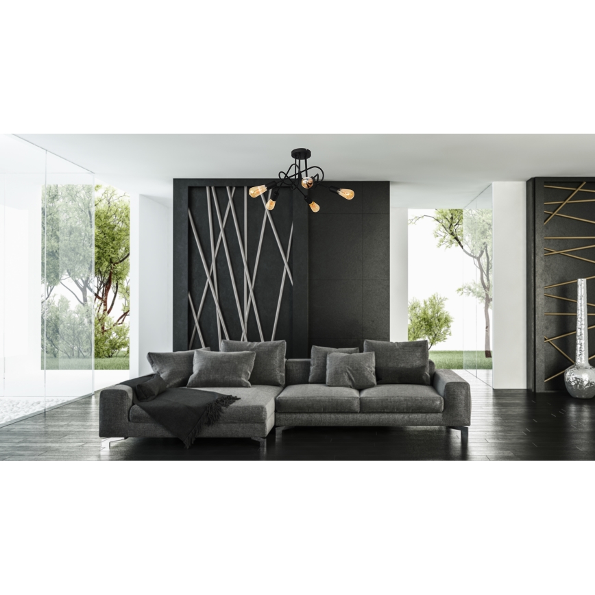 Lustre de teto infantil OXFORD 5xE27/15W/230V