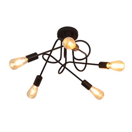 Lustre de teto infantil OXFORD 5xE27/15W/230V