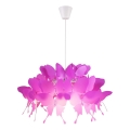 Lustre infantil FARFALLA 1xE27/60W/230V rosa
