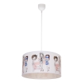 Lustre infantil GIRLS VIBES 1xE27/60W/230V, diâmetro 40 cm para meninas