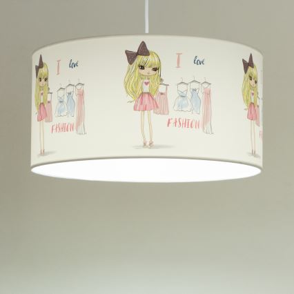 Lustre infantil GIRLS VIBES 1xE27/60W/230V Ø 40 cm Adoro moda