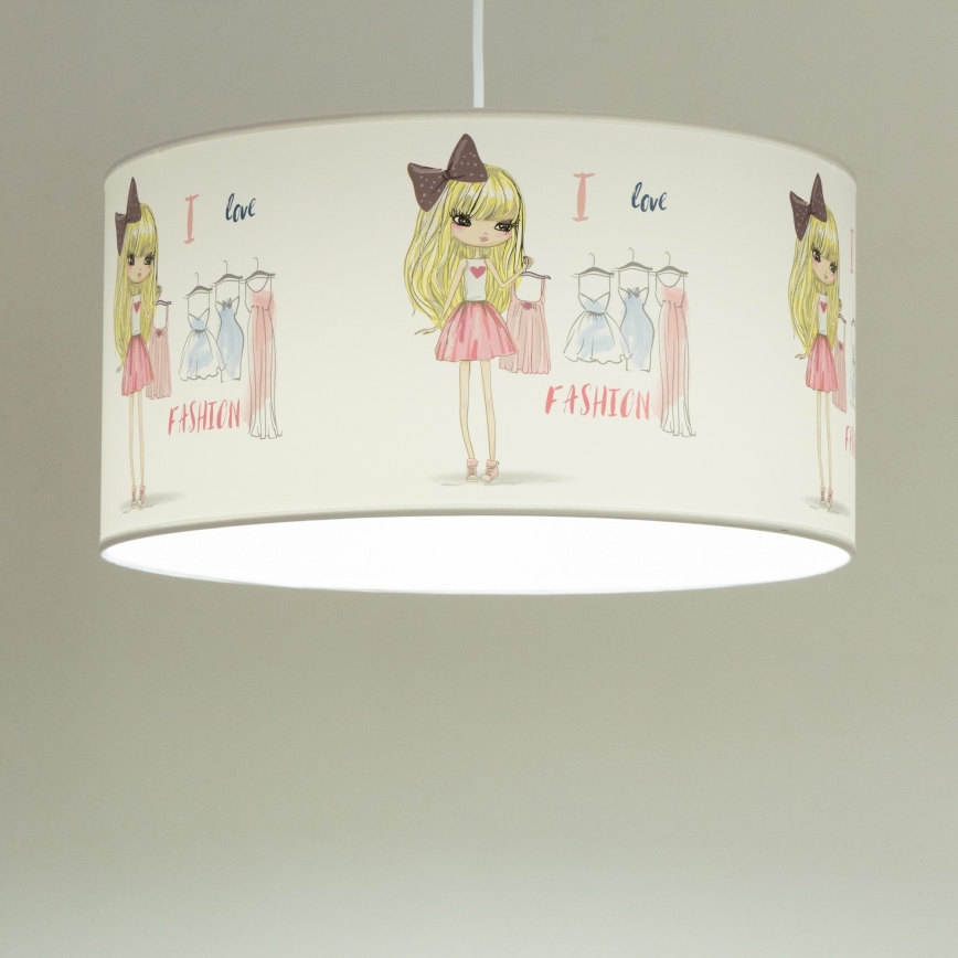 Lustre infantil GIRLS VIBES 1xE27/60W/230V Ø 40 cm Adoro moda