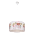 Lustre infantil GIRLS VIBES 1xE27/60W/230V Ø 40 cm para meninas