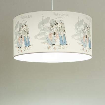 Lustre infantil GIRLS VIBES 1xE27/60W/230V Ø 40 cm Paris