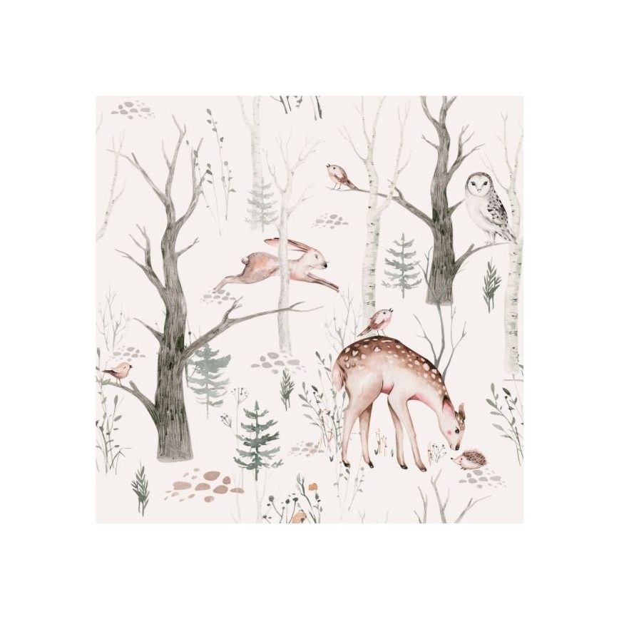 Lustre infantil KIDS ROOM 1xE27/60W/230V diâmetro 40 cm com motivos de animais