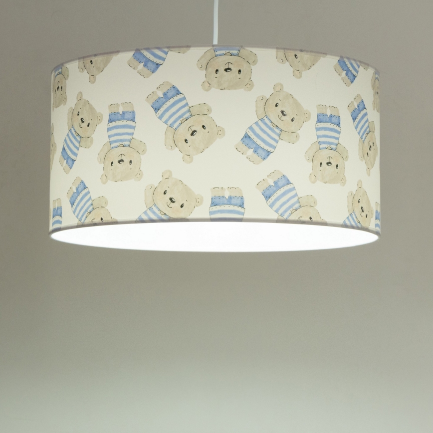 Lustre infantil KIDS ROOM 1xE27/60W/230V Ø 40 cm ursinho